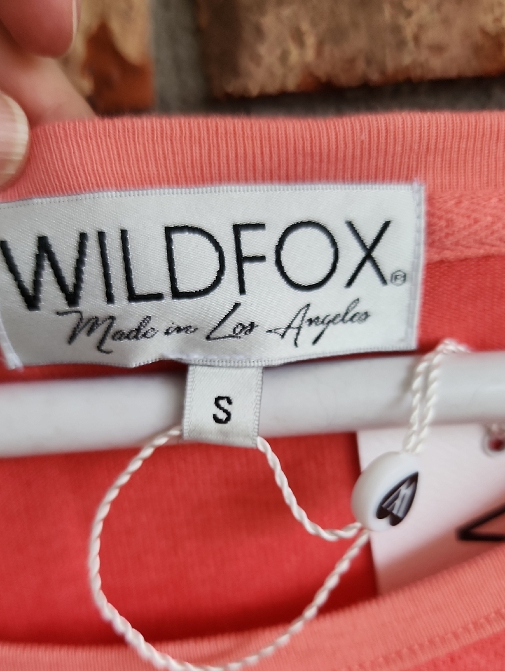 Wildfox Size Small Coral Pink 'Lovers Do It Better' Pullover - Picture 3 of 8